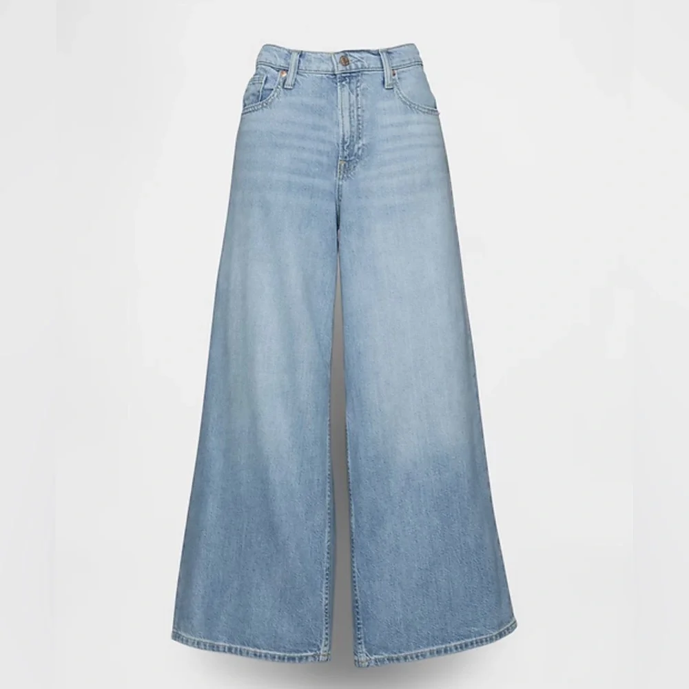 NWT GAP Baggy Mid Rise Ultra Soft Denim Wide Leg Jeans Purple tint 29 8‎ R